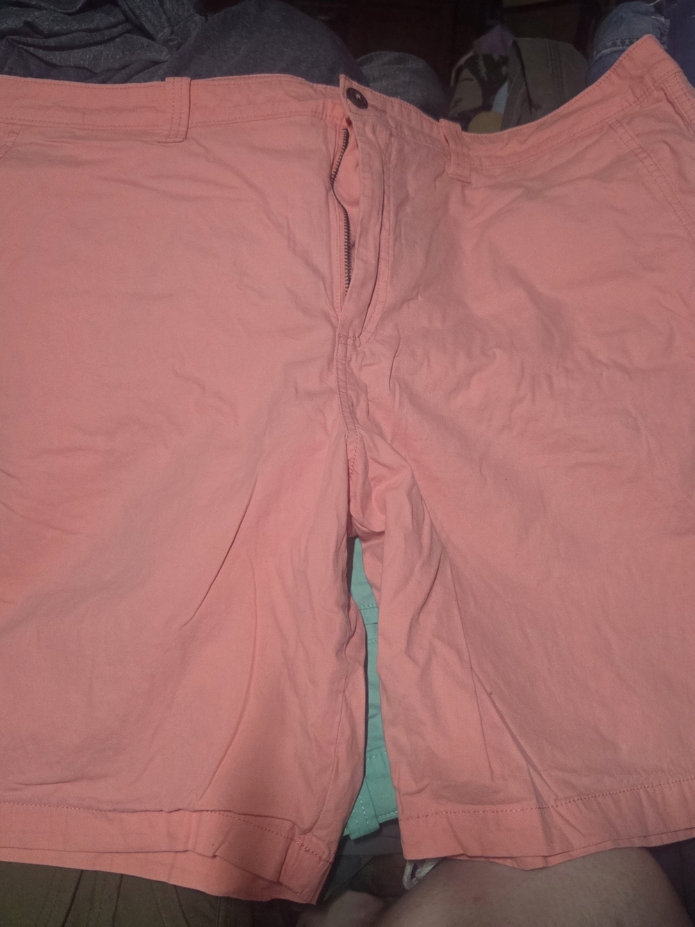 Magellan Outdoors Coral Pink Flat-Front Men's Shorts